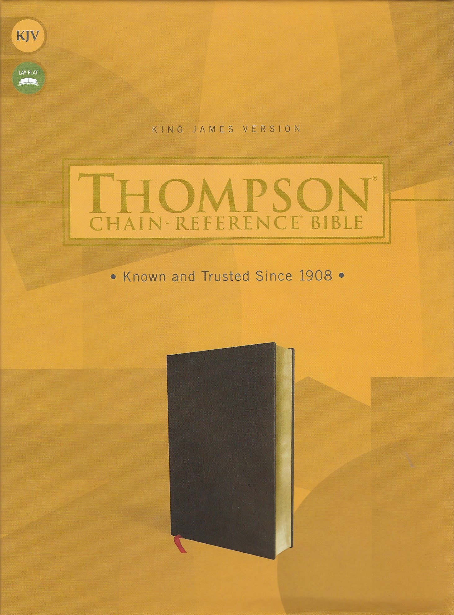 KJV THOMPSON CHAIN REFERENCE BIBLE Black bonded leather
